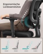 SONGMICS Офис стол Ергономичен настолен стол - Image 3