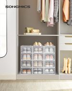 SONGMICS кутии за обувки комплект от 12 органайзера - Image 5