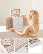 Кутия за бижута SONGMICS, Кутия за бижута, голяма - Image 3