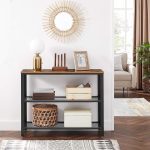 VASAGLE 40" Индустриална конзолна маса, 3-степенна маса - Image 4