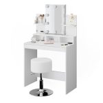 ТОАЛЕТКА "Ania" Бяла с табуретка Vicco - Image 7