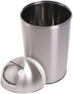 Jago® Push Bin 50L Въртящ се капак от неръждаема стомана - Image 3