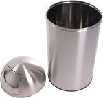 Jago® Push Bin 50L Въртящ се капак от неръждаема стомана - Image 4