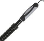 Фитнес флексор Physionics®, стомана/гума, черен - Image 2