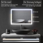 Aquamarin® LED осветени огледала за баня - 80 x 60 cm, A++ - Image 3