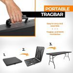 Сгъваема маса Jago® - 183 см дължина за 8 души - Image 6