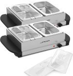 Jago Бюфет за затопляне на храна (2x1,5L Комплект от 2) - Image 3