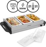 Нагревателна плоча за бюфет Jago, Бен мари 3 х 2,5л. - Image 2