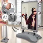 Тротоарна плакатна стойка Jago® Customer Stopper - Image 2