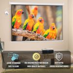 Моторизиран прожекционен екран Jago, 203x152 см, HDTV - Image 6