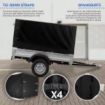 Брезент за ремарке Jago® High 207 x 114 x 110 cm, 700 g/m² - Image 6