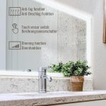 Aquamarin® LED осветени огледала за баня - 80 x 60 cm, A++ - Image 4