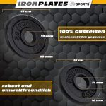 ScSPORTS® комплект дъмбели с куфар - 15кг, хром - Image 4