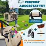 Транспортна чанта за кучета Lovpet®, включително купа , XL - Image 3