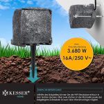 KESSER® градински контакт с вид на камък с 4 слота - Image 6