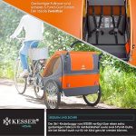 Детско ремарке за велосипеди KESSER®, с окачване 2-в-1 - Image 5