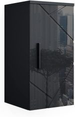 Шкаф за баня Vicco Irma висок гланц антрацит 30 x 59 см