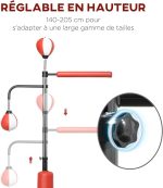 SPORTNOW Боксова круша Стойка Боксова топка 3 в 1 - Image 5