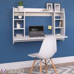 Бюро за стена Vicco Max 110 см за PC компютър - Image 2