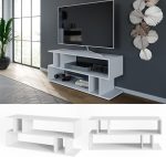 ТВ шкаф Karel, бял, 120 x 50,6 см, Vicco