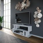 ТВ шкаф Karel, бял, 120 x 50,6 см, Vicco - Image 4