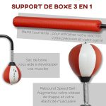 SPORTNOW Боксова круша Стойка Боксова топка 3 в 1 - Image 6