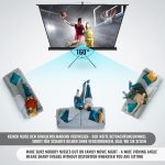 Jago® екран проектор - 1:1, 4:3, 16:9, HD 4K 3D - Image 6