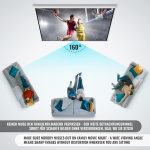 Екран за проектор Jago® - Ръчно изтеглящ се, прибиращ се - Image 7