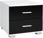Miadomodo® Комплект от 2 нощни шкафчета, с 2 чекмеджета - Image 3