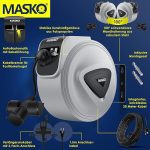 Автоматична кабелна макара MASKO® 20 м с 3 гнезда - Image 3
