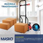 MASKO® Стълбищна количка, 200 кг, Транспортна количка - Image 6