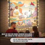 Екран за проектор Jago® - Ръчно издърпващ се(152x152 cm) - Image 6