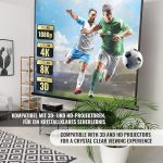 Jago® екран проектор - 1:1, 4:3, 16:9, HD 4K 3D - Image 7