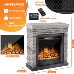 Електрическа камина KESSER® с LED 3D ефект на пламъка - Image 7