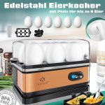 KESSER® електрическа яйцеварка за 1 до 6 яйца 400W