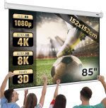 Екран за проектор Jago® - Ръчно издърпващ се(152x152 cm)