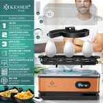 KESSER® електрическа яйцеварка за 1 до 6 яйца 400W - Image 3