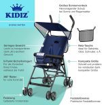 KIDIZ® CITY Детска количка сгъваеми 4-инчови колела - Image 2