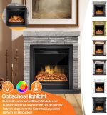 Електрическа камина KESSER® с LED 3D ефект на пламъка - Image 3