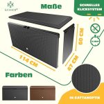 KESSER® кутия за съхранение, 290 л. с колела - Image 3