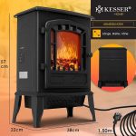 Електрическа камина Kesser® с нагревател с вентилатор - Image 4