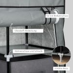 Сгъваем гардероб с чекмеджета HOMCOM 102x42,5x162,5cm - Image 4