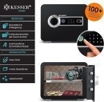 KESSER® електрически сейф с пръстов отпечатък 34x25x28 см - Image 3