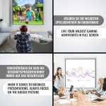 Екран за проектор Jago® - Ръчно издърпващ се(152x152 cm) - Image 4