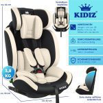 KIDIZ® детско столче за кола група 1+2+3 9-36 кг, с изофикс - Image 7