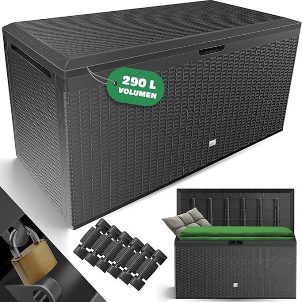 KESSER® кутия за съхранение, 290 л. с колела