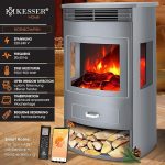 Електрическа камина KESSER® Prio 950/1900 W - Image 6