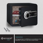 KESSER® електрически сейф с пръстов отпечатък 34x25x28 см - Image 5
