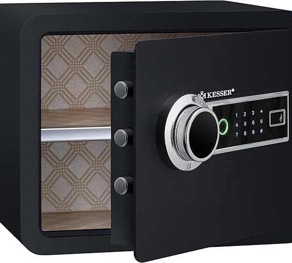 KESSER® електрически сейф с пръстов отпечатък 34x25x28 см