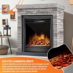 Електрическа камина KESSER® с LED 3D ефект на пламъка - Image 6